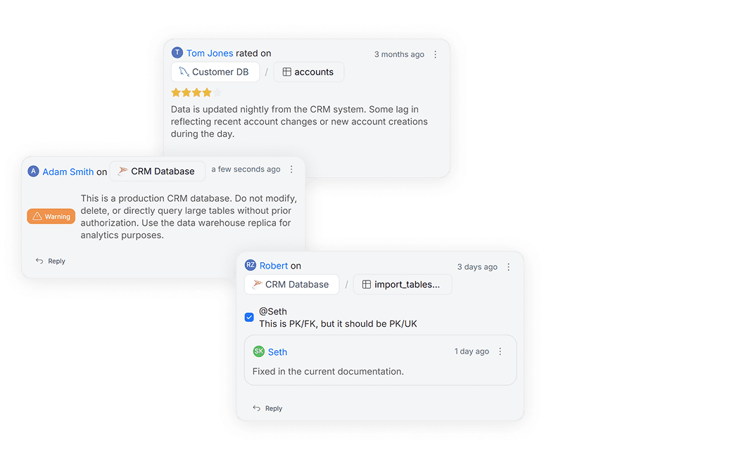 Dataedo Data Catalog Interface