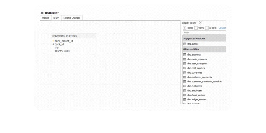 Create ER Diagrams manually<br>for full control and clarity