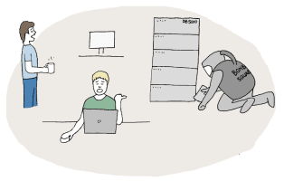 Database Maintenance Cartoon