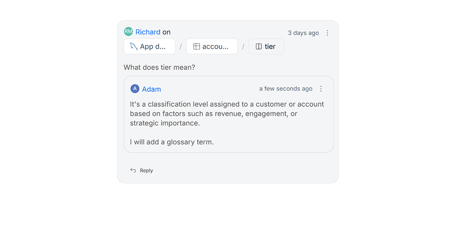  Capture tribal knowledge